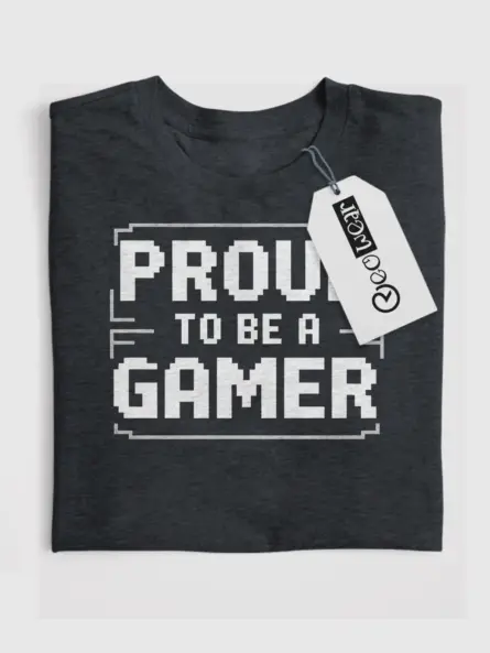 Retro Gamer Shirt Pixel Style – Proud to Be a Gamer Tee - Image 4