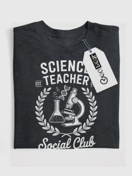 Science Teacher Shirt – Bold Vintage Social Club Faculty Tee - Image 4