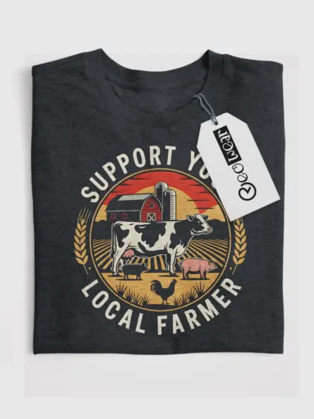 Support Your Local Farmer T-Shirt - Image 4