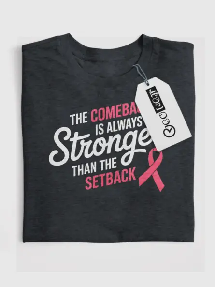 The Comeback Is Always Stronger Than the Setback Shirt – Empowering Grunge Tee - Image 4
