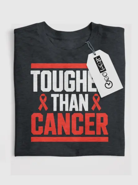 Bold “Tougher Than Cancer” Shirt – Motivational Awareness Tee - Image 4