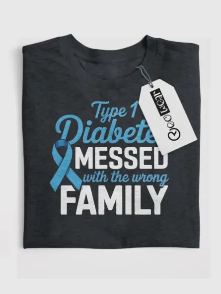 Type 1 Diabetes Family Shirt – Bold Support Tee for Awareness Events - Image 10