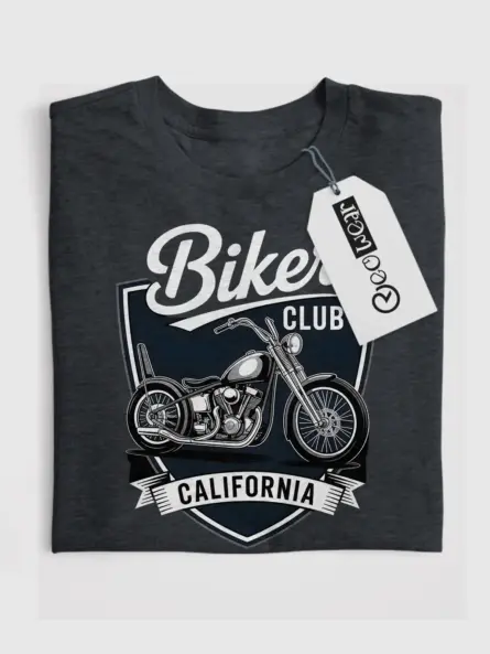 Vintage Biker Club T-Shirt – Classic California Ride Style - Image 4