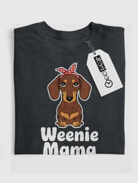 weenie mama dachshund shirt