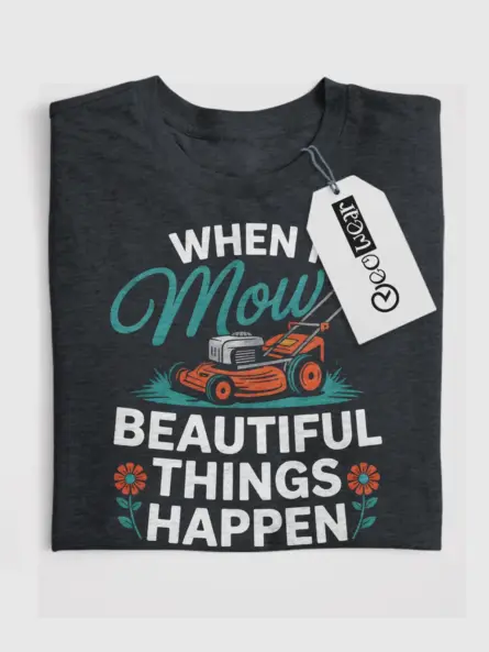 Funny Lawn Mowing T-Shirt for Gardeners - Image 4