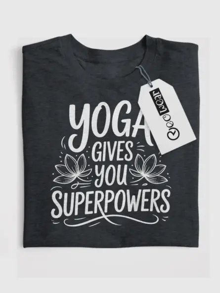 Empowering Yoga Gives You Superpowers T-Shirt - Image 4