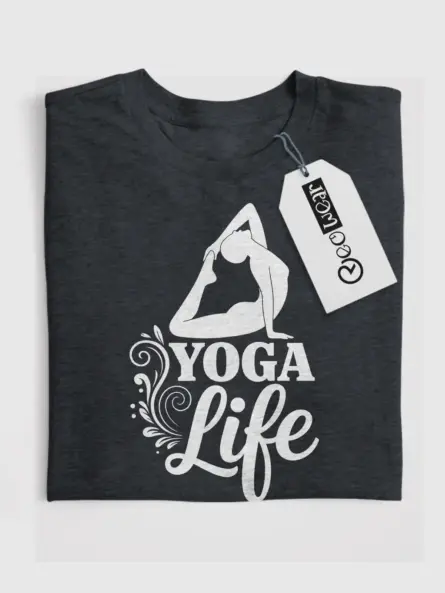 Yoga Life Shirt – Powerful Minimalist Tee for Wellness Enthusiasts - Image 4