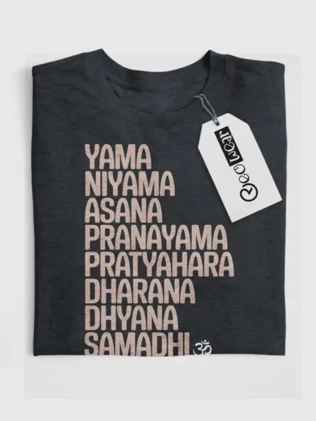 Powerful Eight Limbs of Yoga T-Shirt for Spiritual Teachers - Image 4