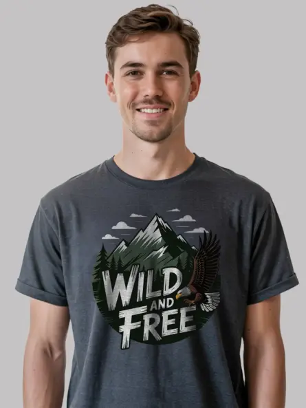 mountain adventure eagle t-shirt