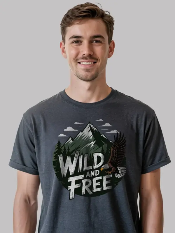mountain adventure eagle t-shirt