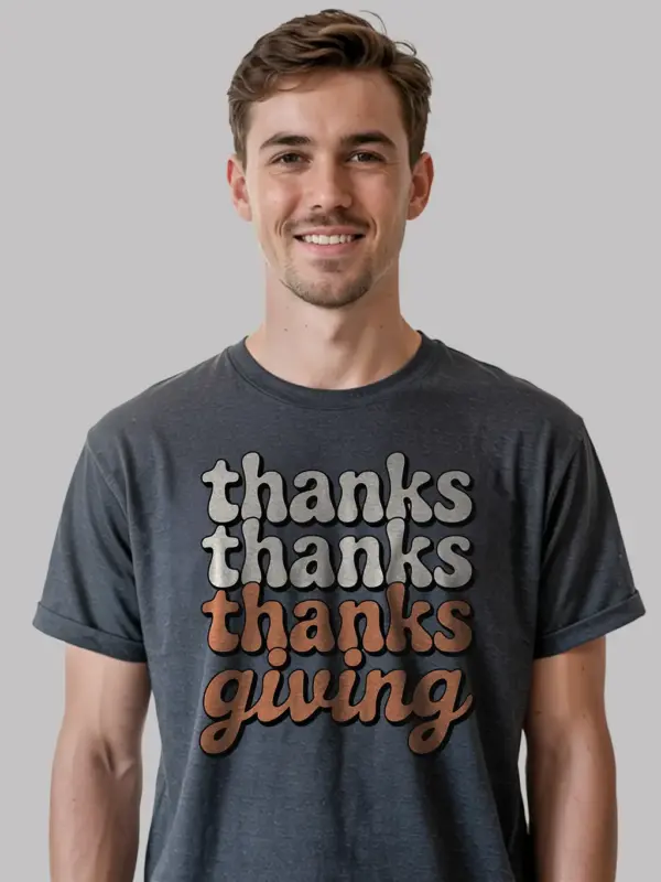 minimalist thanksgiving shirt