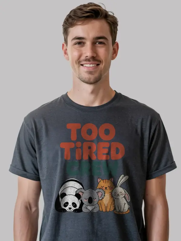 tired animal t-shirt