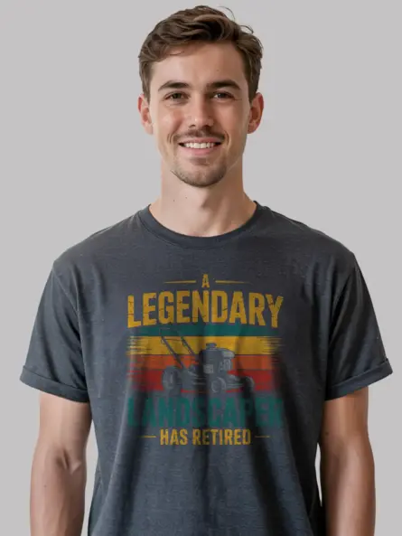 retired landscaper shirt