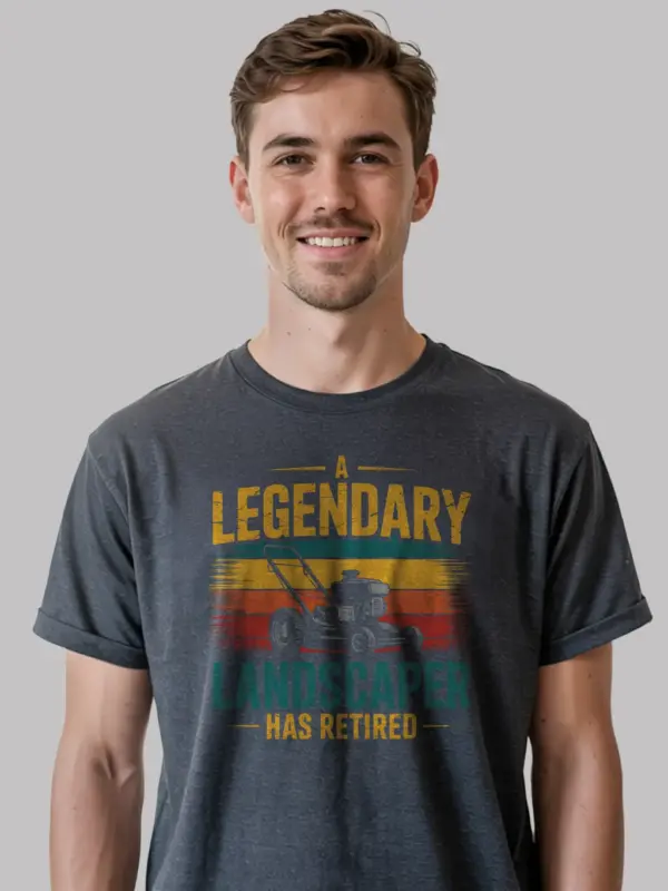 retired landscaper shirt