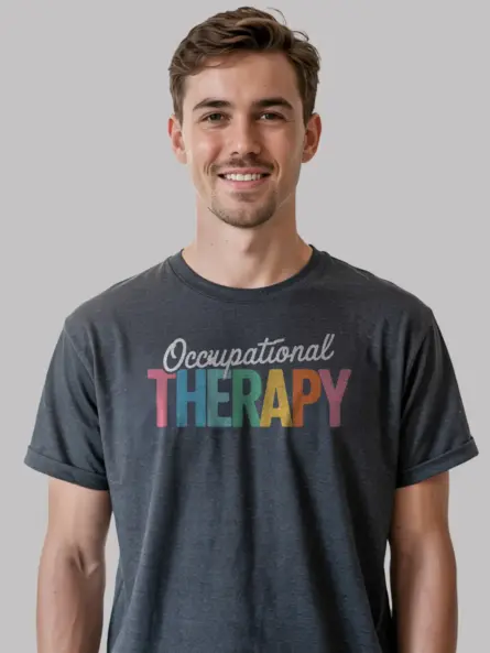 Colorful Occupational Therapy Shirt – Therapist Gift Tee - Image 6