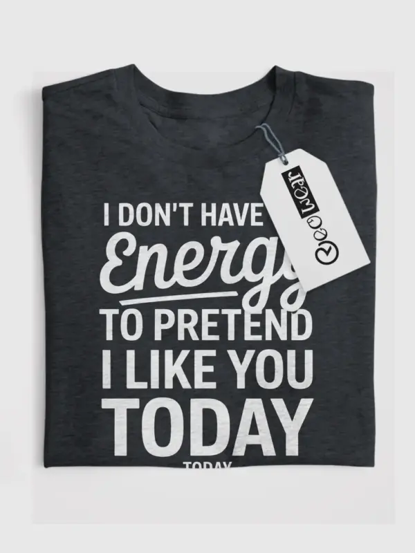 dark heather introvert graphic tee for coworkers