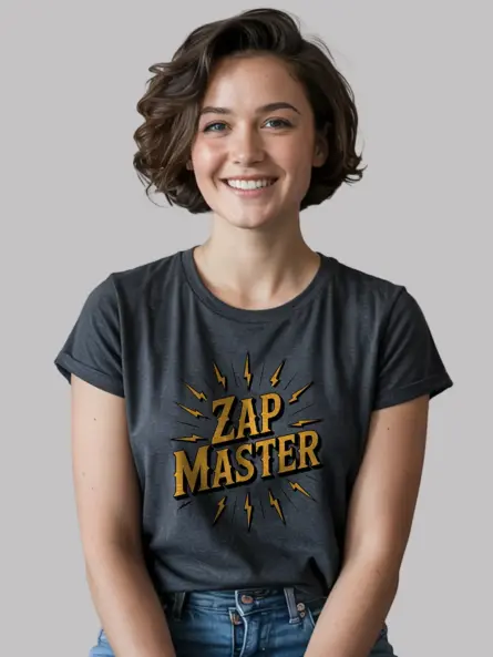 Master Electrician T-Shirt – Vintage Zap Master Graphic Tee - Image 6