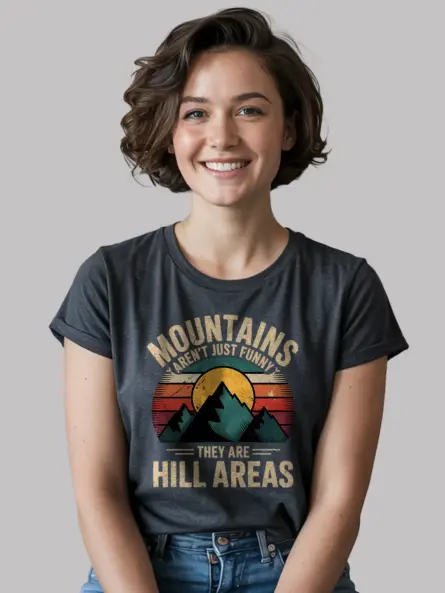 funny mountain pun t-shirt