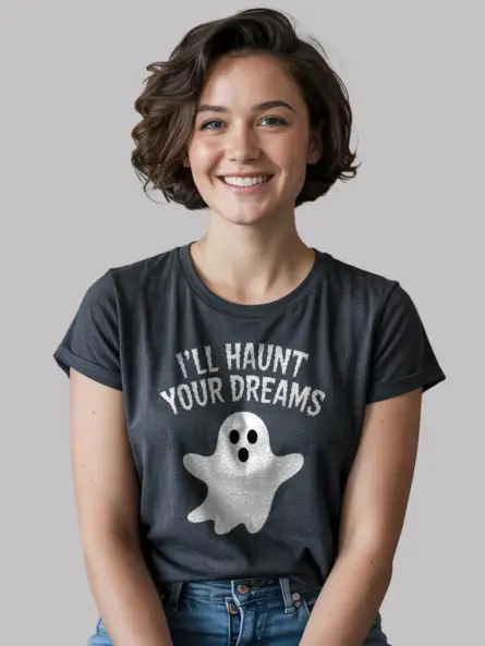 Spooky Haunt Your Dreams Ghost Shirt - Image 9
