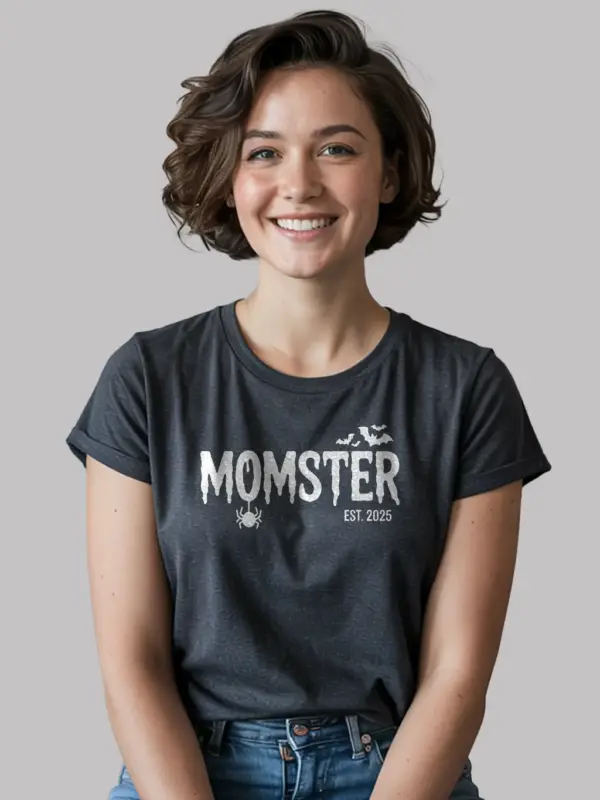 Dark heather momster-est 2025 t-shirt Halloween theme