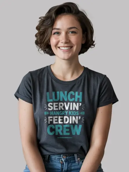 Cafeteria Crew T-Shirt for Lunch Staff - Image 6