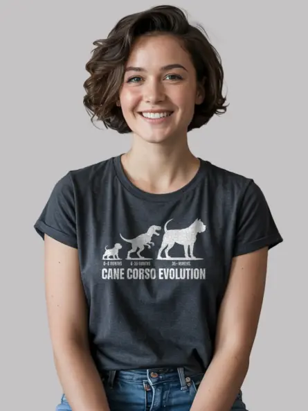 Hilarious Cane Corso Evolution Shirt – Funny Dog Growth Tee - Image 9