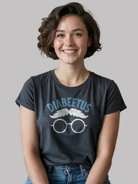 Hilarious Diabeetus T Shirt – Retro Meme Mashup for 80s Fans - Image 6