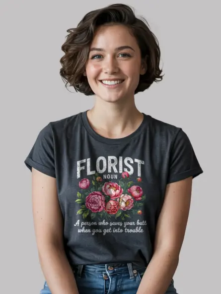 florist shirt for plant lovers