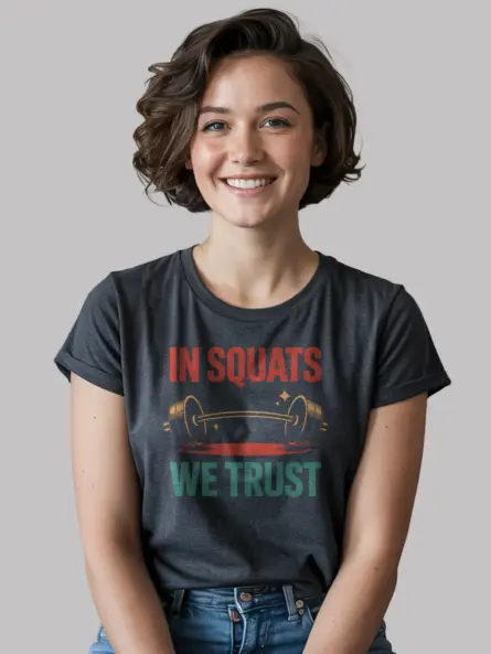 In Squats We Trust T-Shirt - Image 5