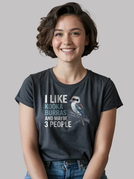 Funny Kookaburra Bird T-Shirt for Birdwatchers and Nature Lovers - Image 6