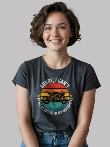 Bold Motorbike T Shirt – Retro Rider Quote Tee for Bikers - Image 6