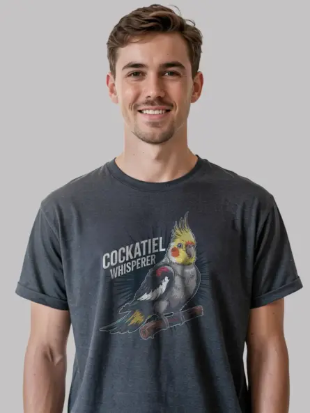 Cockatiel T-Shirt for Bird Lovers – Funny Cockatiel Whisperer Gift - Image 6