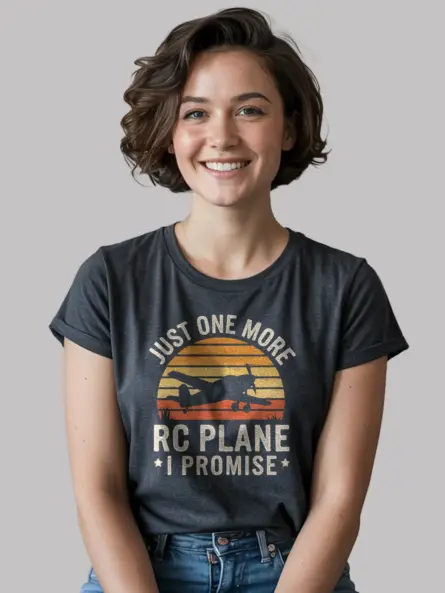 Epic RC Plane T-Shirt for Hobbyists & Vintage Flight Fans - Image 3