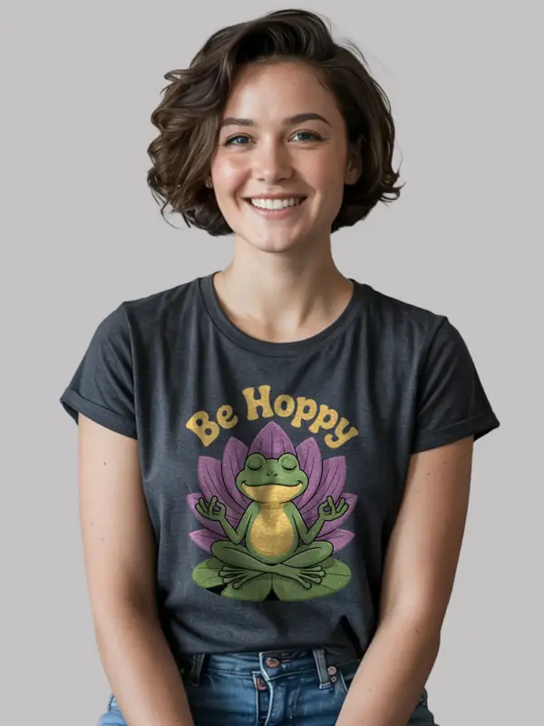 yoga frog t shirt