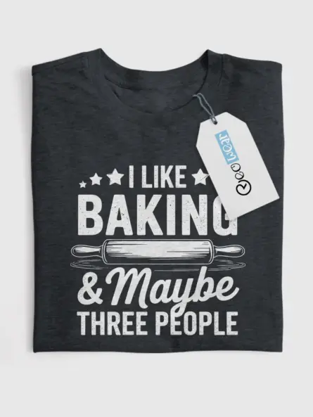 Funny Introvert Baking T-Shirt for Bakers - Image 4