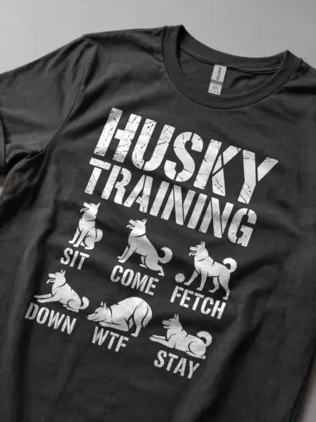 Funny Husky T Shirt – Sarcastic Anti Obedience Dog Trainer Gift - Image 5