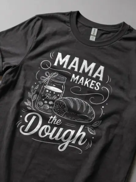 Mama Makes the Dough T-Shirt for Bakers - Image 8