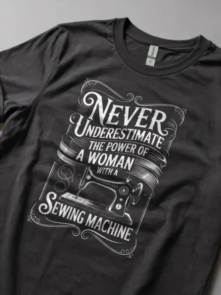 Sewing Machine T-Shirt for Women Crafters - Image 5