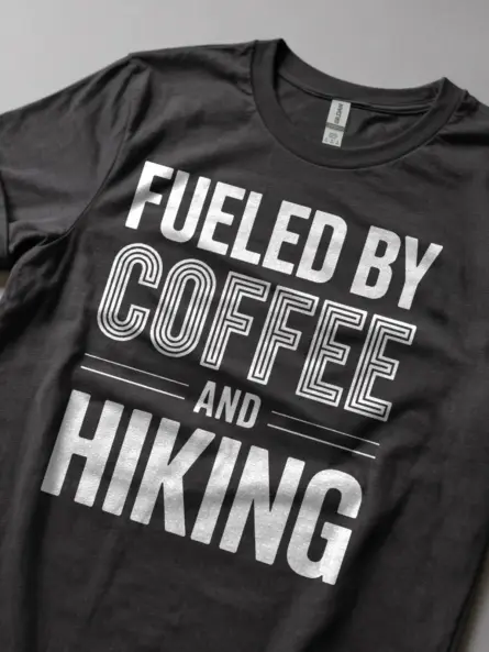 Epic Coffee Hiking T-Shirt for Active Adventurers & Trail Fans - Image 5