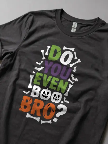 Epic Do You Even Boo Bro Shirt – Funny Halloween Gym Tee - Image 5