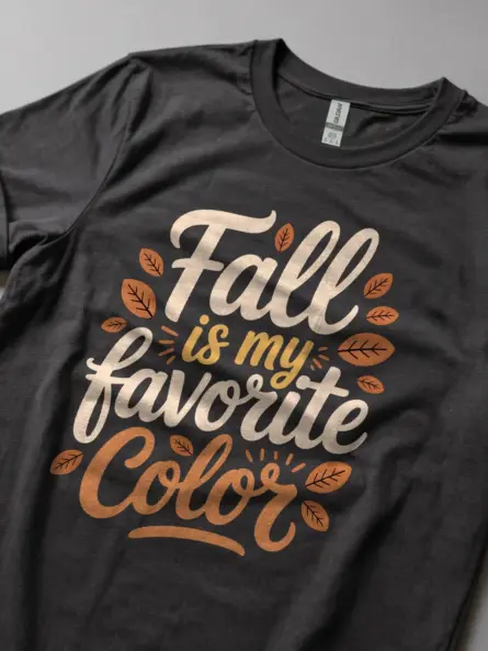 Fall Is My Favorite Color Shirt – Cozy Autumn Quote Tee for Women - Image 5