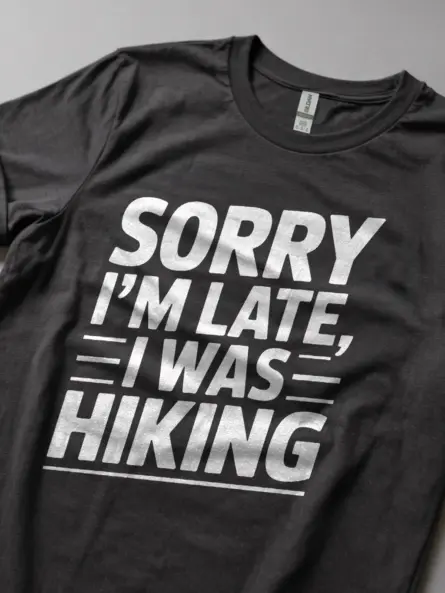 Funny Hiking Shirt – Bold Trail Excuse Tee for Adventurers - Image 5