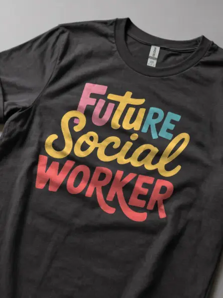 Future Social Worker T-Shirt for Students & Interns - Image 5