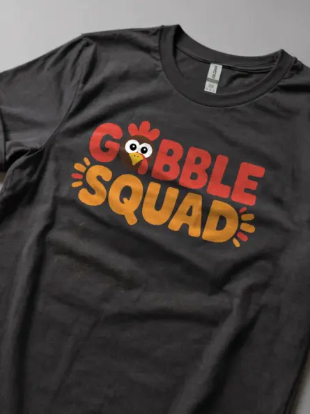 Gobble Squad Shirt – Cute Matching Thanksgiving Family Tee - Image 8