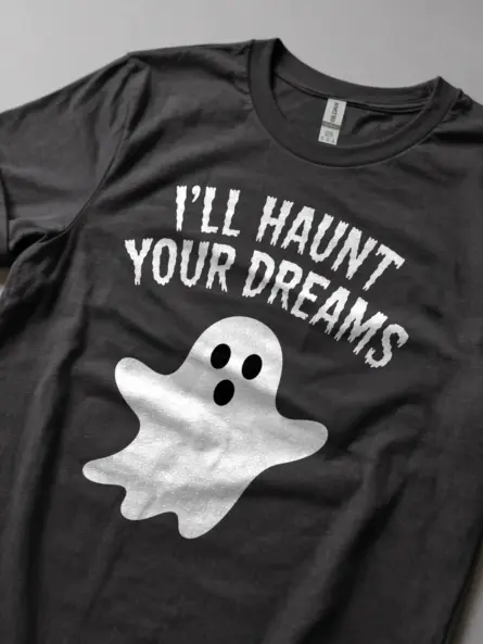Spooky Haunt Your Dreams Ghost Shirt - Image 8