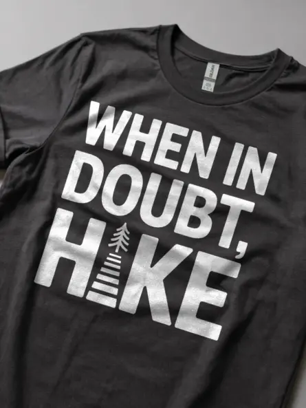 Inspirational Hiking Sayings T-Shirt for Nature Wellness Fans - Image 5
