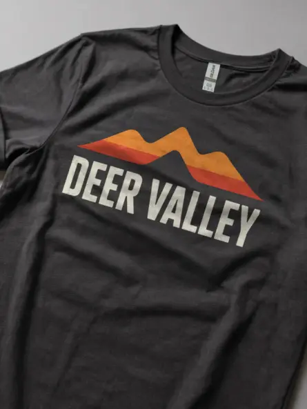 Minimalist Deer Valley Vintage T-Shirt for Retro Mountain Lovers - Image 5
