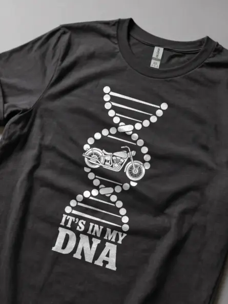 Motorcycle DNA Shirt – Bold Graphic Tee for Biker Lovers - Image 5