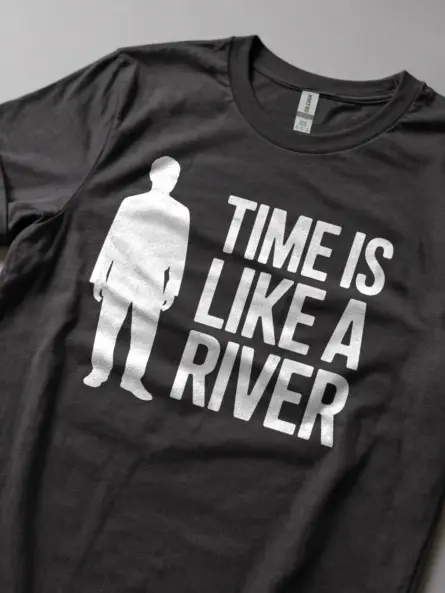 Time Is Like a River T-Shirt for Philosophy Lovers - Image 5