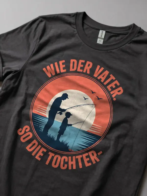 dark heather Shirt Lifestyle – Vater Tochter Shirt – Father Daughter Bond
